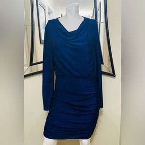 Elegant Blue Women's Dress